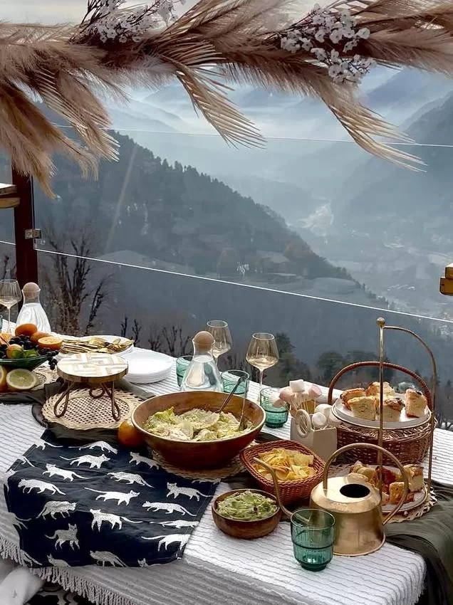 Romantic Outdoor Celebration Setup Manali 7