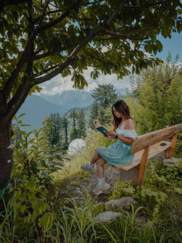 Books available at GlampEco Manali to read and relax in nature