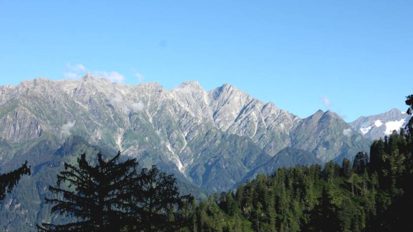Waking up to breathtaking mountain views from luxury glamping site GlampEco Manali
