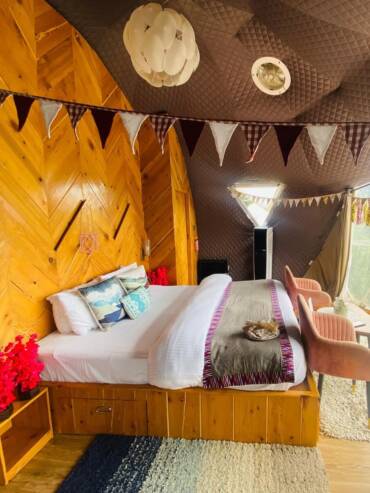 Celebrating a special day with sustainable dome decorations at GlampEco