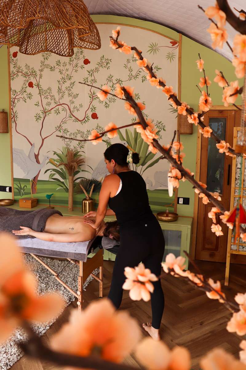 Professional massage therapies at Zen Sanctuary Spa & Jacuzzi – GlampEco Sethan, Manali