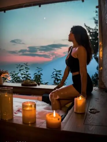 Relaxation in a jacuzzi at GlampEco's Zen Sanctuary in Manali